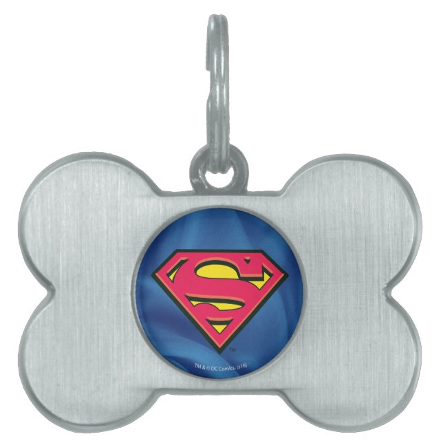 Médaillons Pour Animaux Domestiques Superman S-Shield | Logo classique (Devant)