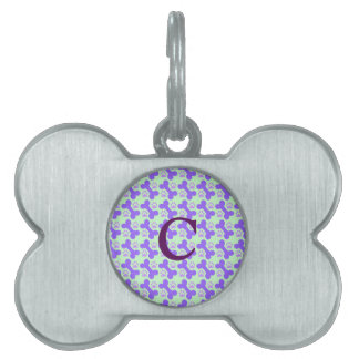 Médaillons Pour Animaux Domestiques Tag de l'animal de chien et du monogramme de chien