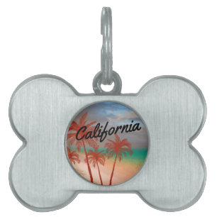 Médaillons Pour Animaux Domestiques Tag ID animal de compagnie californienne