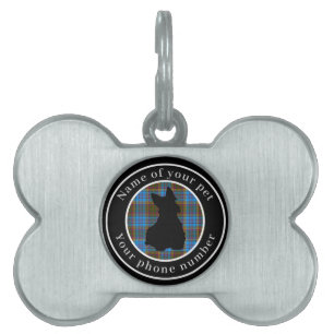 Médaillons Pour Animaux Domestiques Tartan Anderson Chien Scott Personnalisé