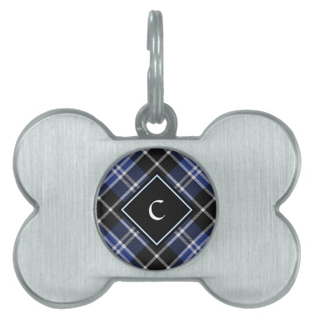 Médaillons Pour Animaux Domestiques Tartan du clan Clark (Devant)