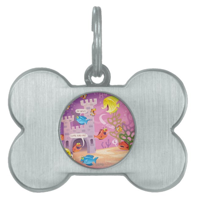 Médaillons Pour Animaux Domestiques Temps vers Compte-Sous la mer (Devant)