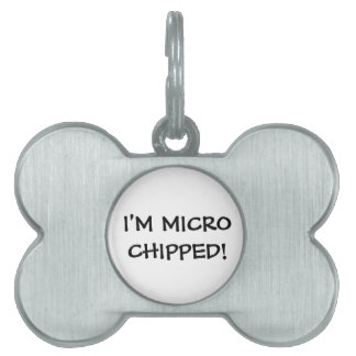Médaillons Pour Animaux Domestiques TOWT - Je suis Microchipped ! 4820 Template