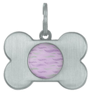 Médaillons Pour Animaux Domestiques Vagues Tigre (motif stylisé) 3