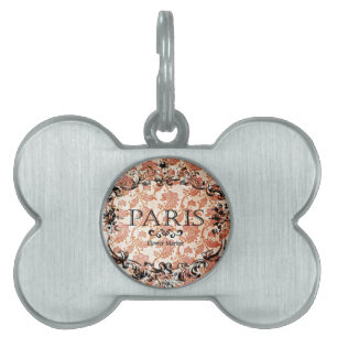 Médaillons Pour Animaux Domestiques Vintage Paris