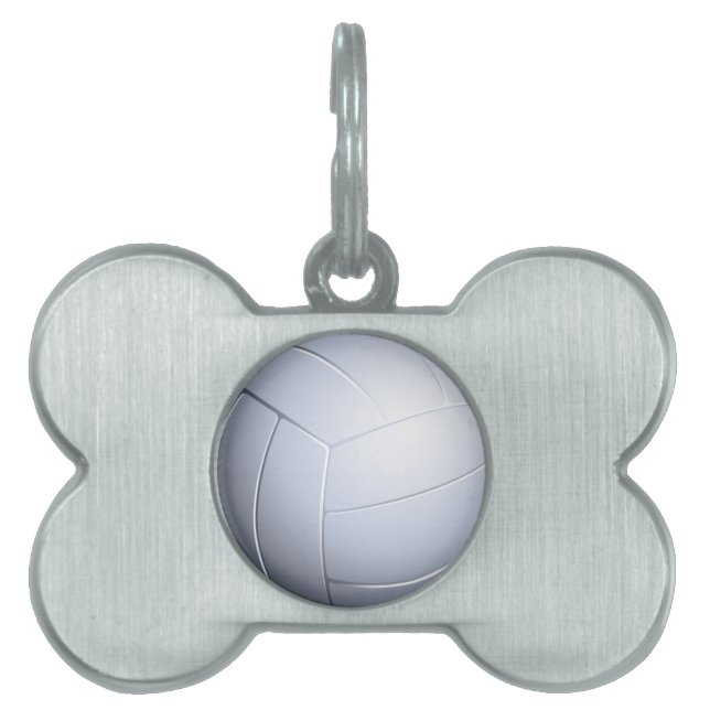 Médaillons Pour Animaux Domestiques Volleyball (Devant)