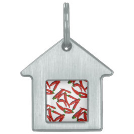 Médaillons Pour Animaux Domestiques Yummy Hot Red Chili Motif poivron