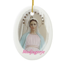 Medalla cerámica Medjugorje