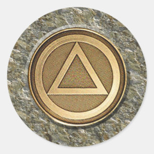 Medallion Coin Erholung Sobriety Sticker