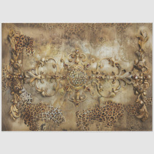 Medallion der alten Welt Seidenpapier