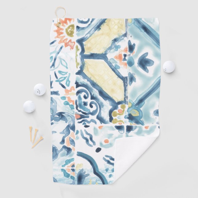 Medallion Medley Collection Golfhandtuch (Insitu)