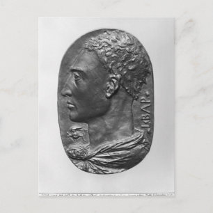 Medallion Self Portrait Postkarte