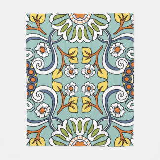 Medallion Türkisches Vintages Muster Fleecedecke