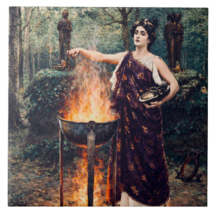 Medea braut ihren Zaubertrank –  Fliese