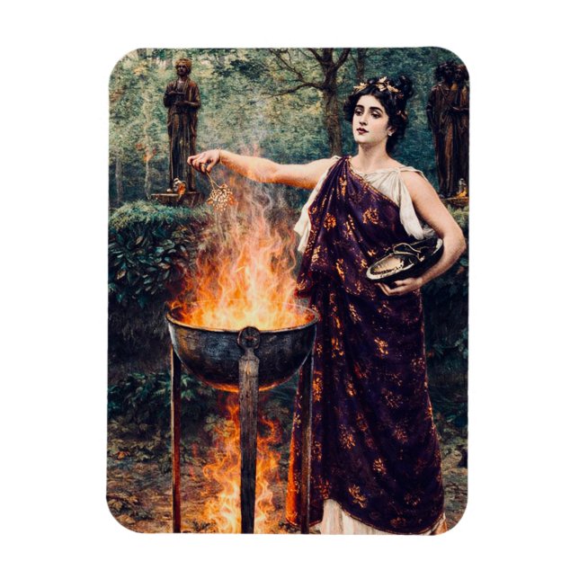 Medea braut ihren Zaubertrank –  Magnet (Vertikal)