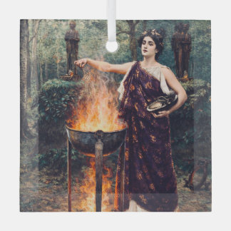 Medea Brewing Her Potion –  Ornament Aus Glas