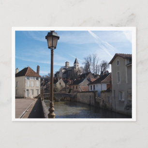 Medeaval Chatillon-sur-Siene Burgund. Postkarte