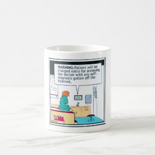 Médecin contre Patient Humour Internet conseil Mug