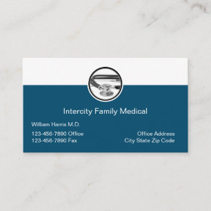 Médecin de famille Cartes de visite Médicales