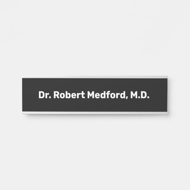 Médecin Docteur Hanging Porte Nom Plaque (Devant)