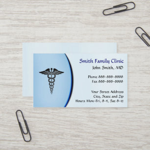 Médecin Docteur Médicale Carte de visite Symbole