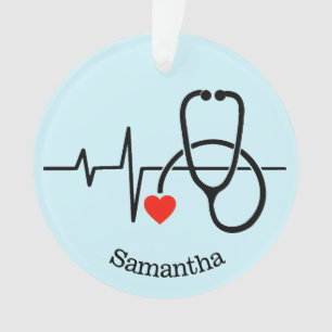 Médecin Infirmière PA Soins de santé Ornement de t
