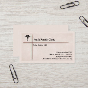Médecin Médicale Carte de visite de symbole