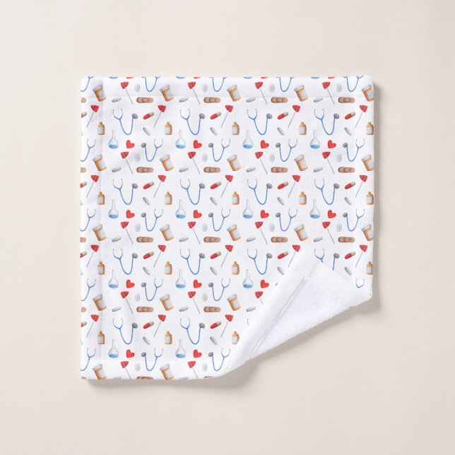 Médecin Médicale mignon ou équipement infirmier (Gant de toilette)