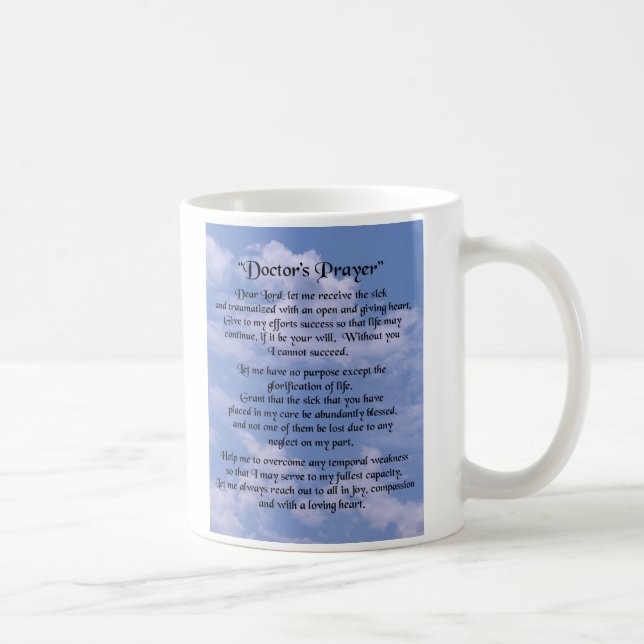 Médecins Prayer Mug (Droite)