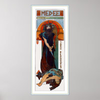 Medee (Medea) - Mucha - Art Nouveau Theatre ad