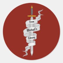 Medeival-Schwert aus der Bibliothek