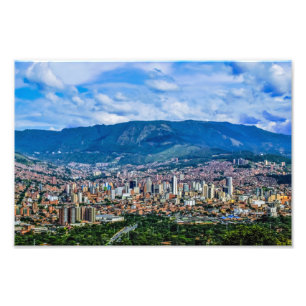 Medellín, Antioquia, Kolumbien Fotodruck