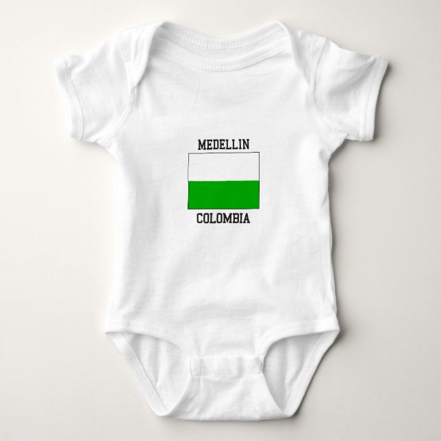Medellin Kolumbien Baby Strampler (Vorderseite)