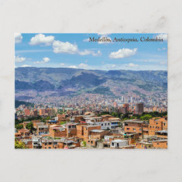 Medellín, Kolumbien, Barrio San Javier City View Postkarte