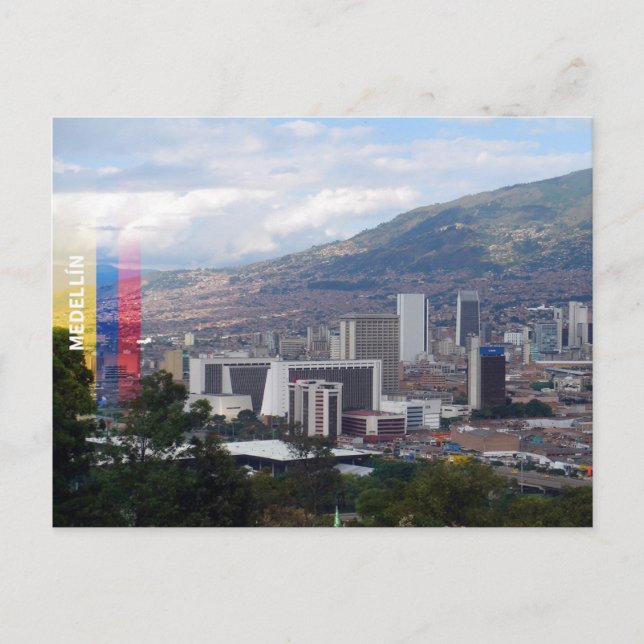Medellín - Kolumbien Postkarte (Vorderseite)