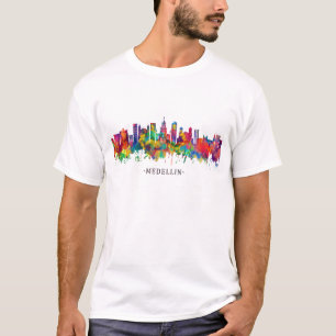 Medellin Kolumbien Skyline T-Shirt