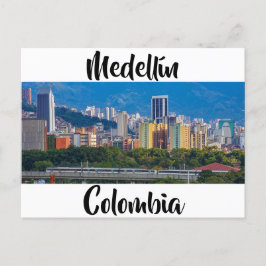 Medellín, Kolumbien, Stadtbild Postkarte