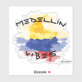 Medellín Vibes Aufkleber