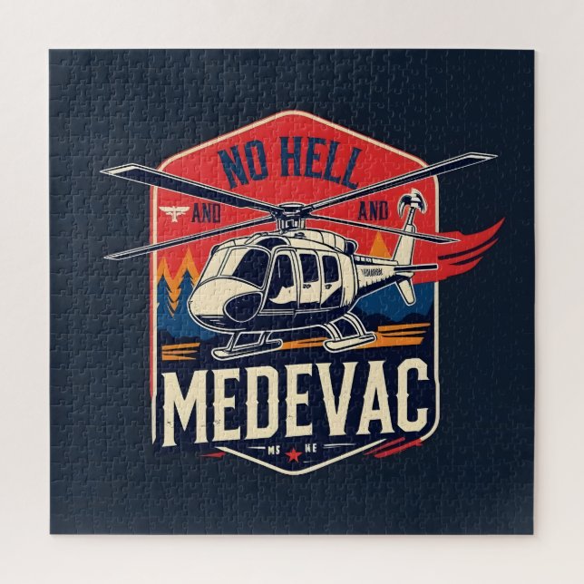 Medevac Hero Helicopter Puzzle (Vertikal)