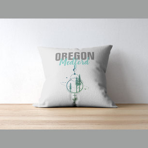 Medford Oregon Geometric Trees Kissen