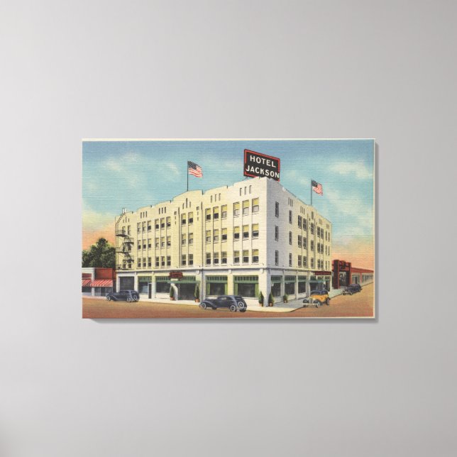 Medford, Oregon - Hotel Jackson View with Old Leinwanddruck (Vorderseite)