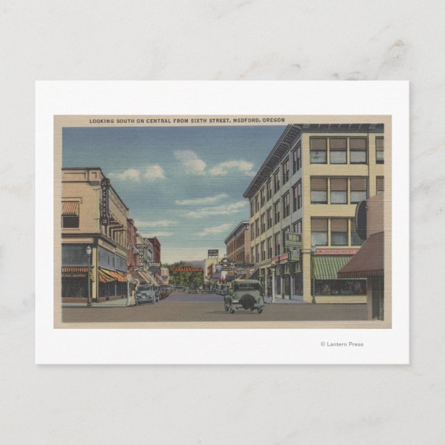Medford, Oregon Postkarte (Vorderseite)