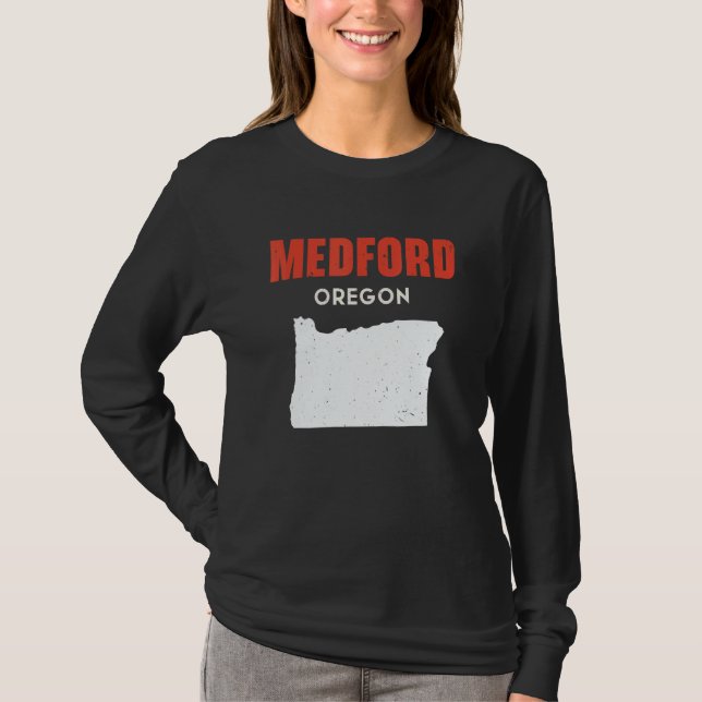 Medford Oregon USA State America Travel Oregonian T-Shirt (Vorderseite)