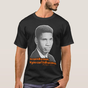 Medgar Evers Zivil Rights Icon Tribute T-Shirt