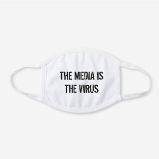 Media ist die Virus-Gesichtsmaske Weiße Baumwoll Mund-Nasen-Maske