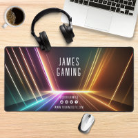 Média Sociaux de Neon Gaming Nom Personnalisé