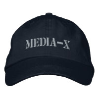 Media-X bestickte Cap | Ihre Stimme stärken