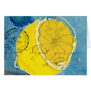 Médias mélangés de citron