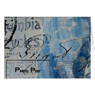 Médias mixtes et numériques Abstraits en bleu Tout