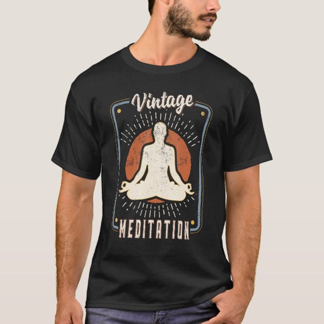 Mediation Vintag Retro Klassische Liebe 1 T-Shirt (Vorderseite)
